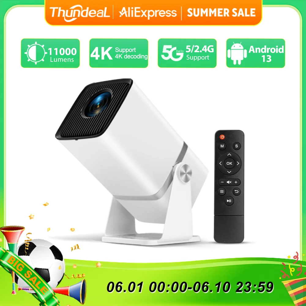 ThundeaL HD Mini-Projektor TD90 PK TD80W 1080P WiFi Android TD80 Projektor Heimkino 3D Telefon Video Film Beamer Image
