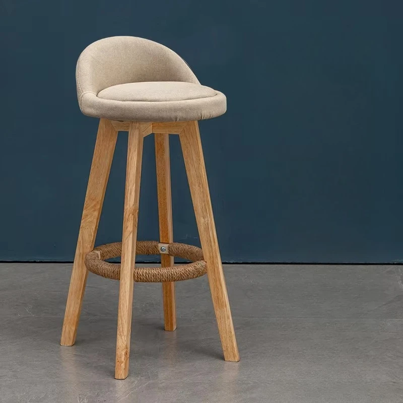 Drehbarer Küchen-Barhocker aus Holz, modern und günstig