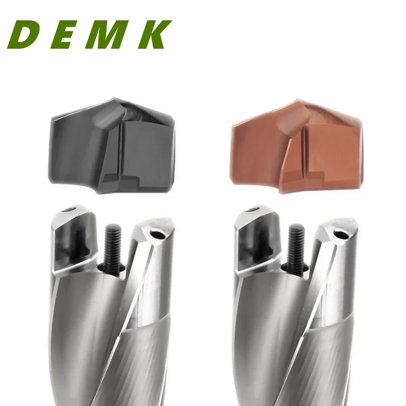 1 Stück KSEM 3D 5D 7D 8,5D 10D 12D Hartmetalleinsatz für Kronen-Tieflochbohrer Hochpräzise Effizienz Ersatz für U-Bohrer Image