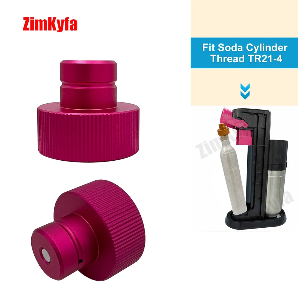 CO2-Schnellanschlussadapter für Sodastream DUO Terra Art Sodamaschine zur Umwandlung in Bubbler Tr21-4 Zylinderflasche Image