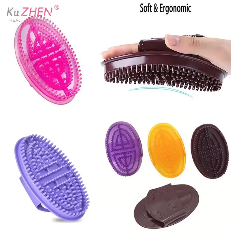 Massage bürste Körper massage gerät Bürste Gua Sha Scrap ing Board Massage bürste Scrap per Anti Cellulite Abnehmen Entspannendes Peeling Massage gerät Image