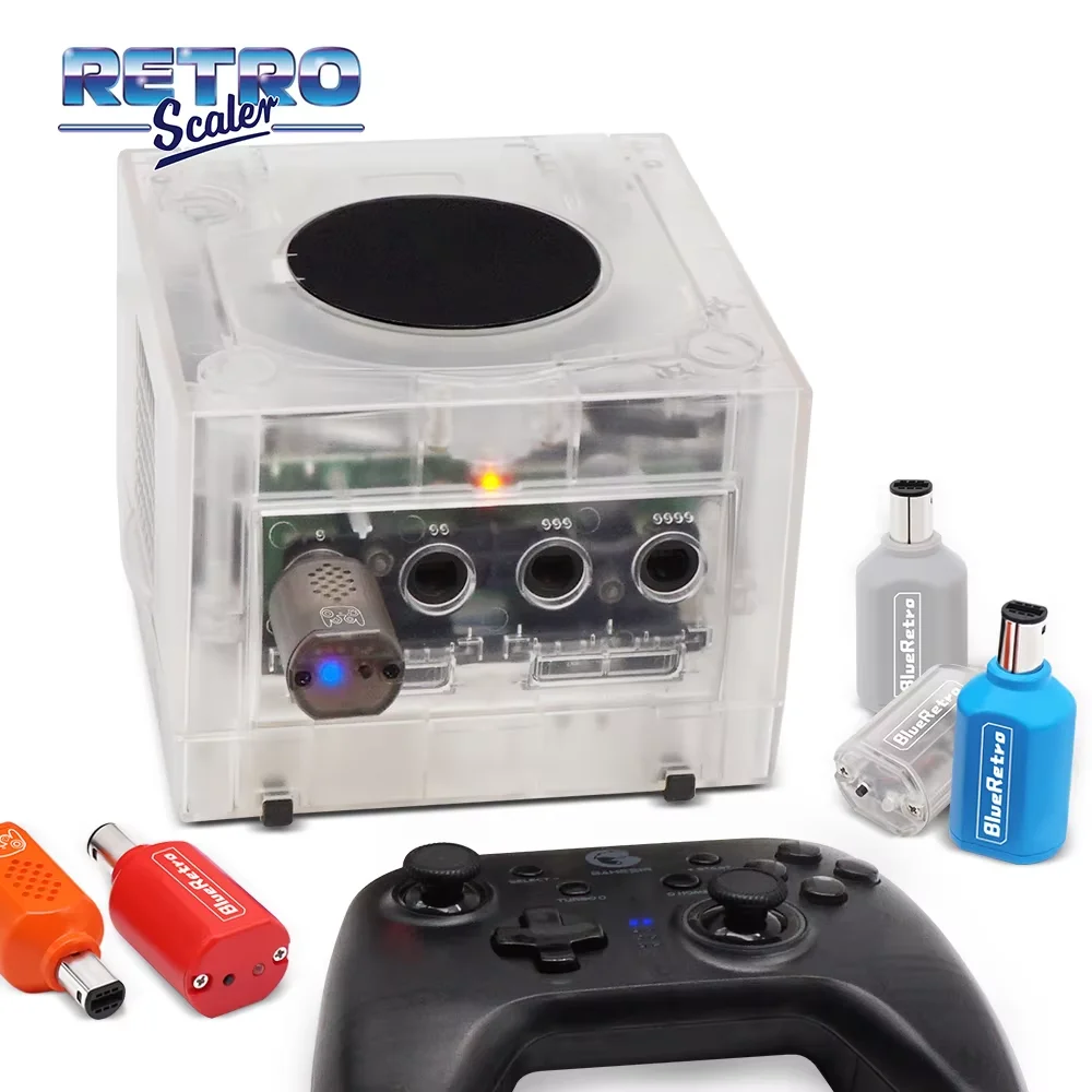 BlueRetro Motor Wireless Controller Adapter für Nintendo GameCube Konsole zu PS3 PS4 PS5 Switch Pro Gamesir T4 Pro Controller Image