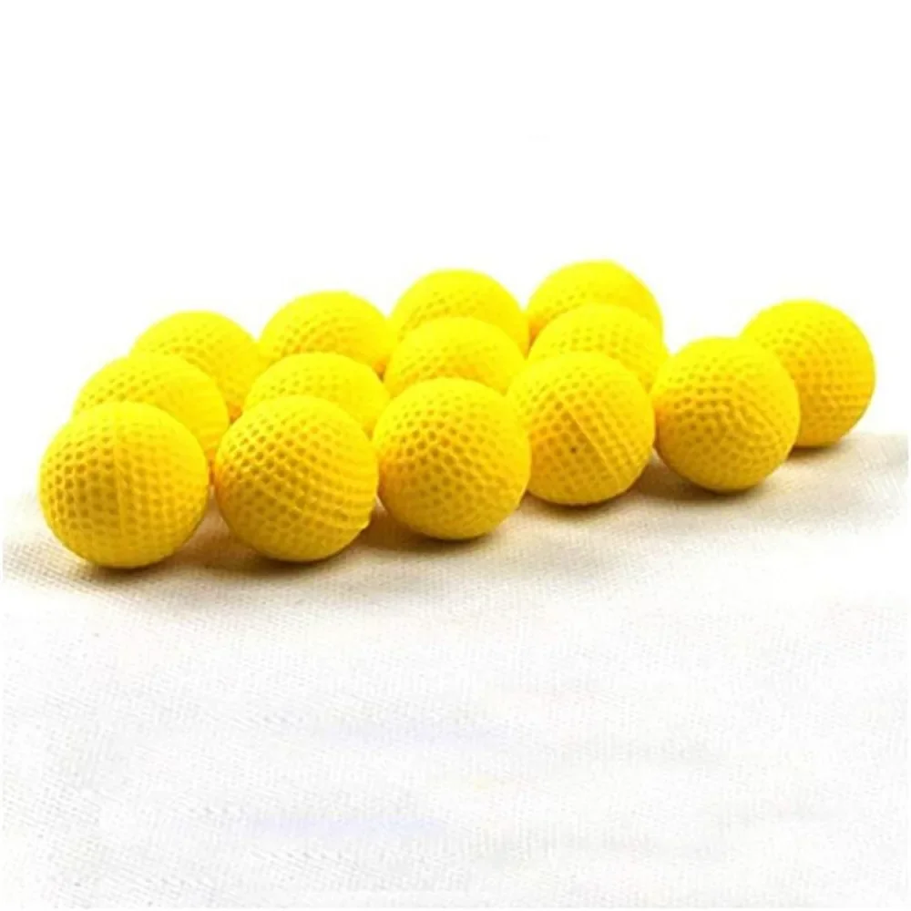 SOTYellow PU Bullet Nerf Rival Nachfüllpfeile Spielzeugpistole Runde Kugeln Spielzeugpistole Ball Dart für Nerf Rival Apollo Zeus Gun 25/50/100 Stück Image