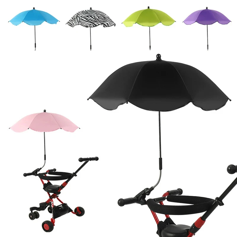 Universeller Baby-Kinderwagen-Sonnenschirm, verstellbarer Sonnenschutz, UV-Sonnenschutz für Kinderwagen-Zubehör, Sonnenschutz, tragbarer Sonnenschirm