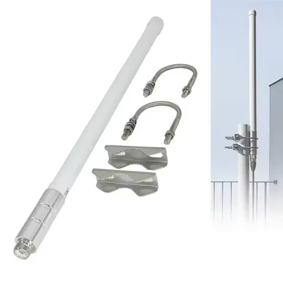 144/430 MHz VHF UHF Fiberglas Mobile Radio Basis Antenne Omnidirektionale Außenantenne PL259 bis SO239 Für Ham Radio Transceiver Image