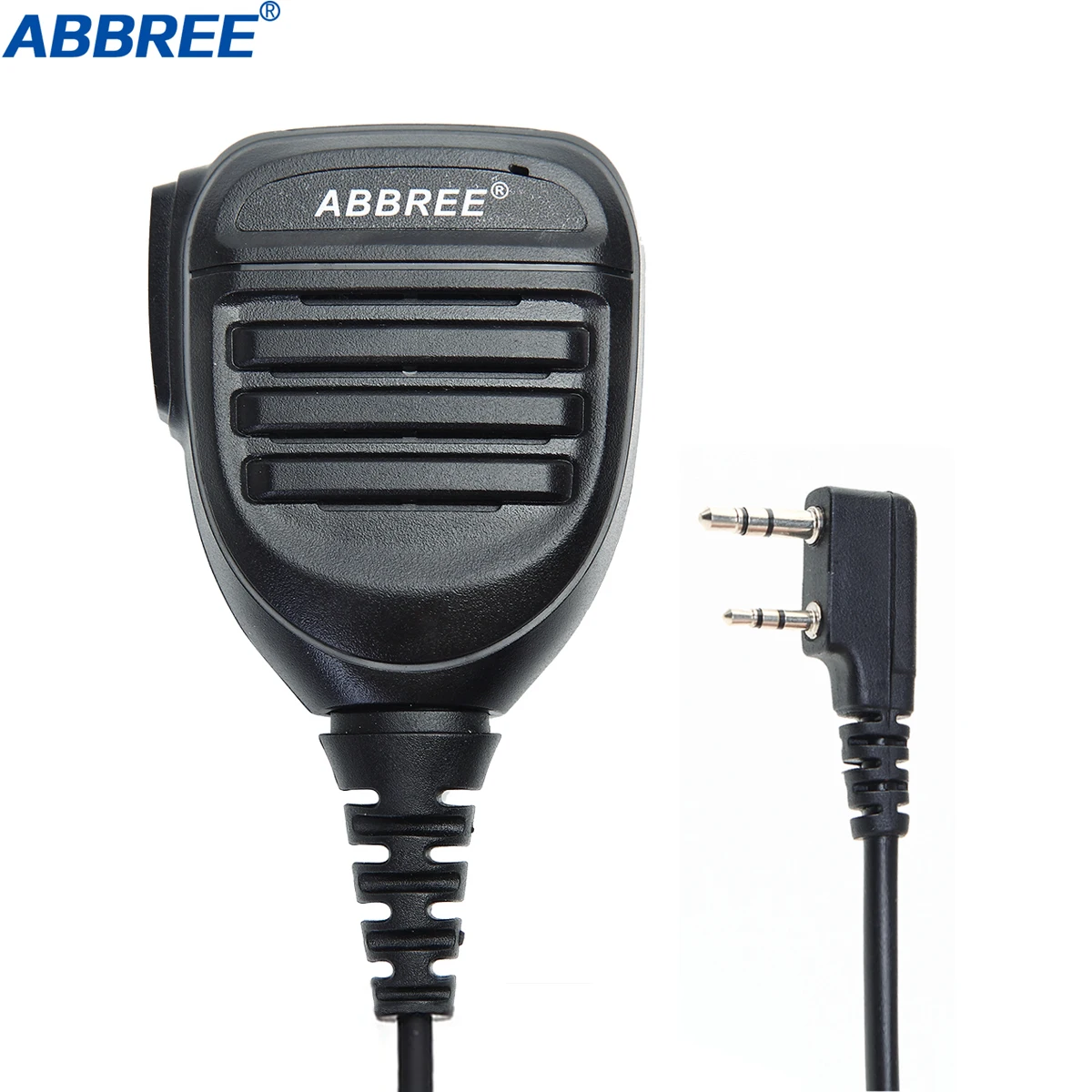 ABBREE Walkie Talkie Lautsprecher Mikrofon Wasserdicht PTT Mic Für UV-5R UV-16 UV-13 UV-21 UV17 Zwei Weg Radio QuanSheng UV-K5 UV-K6 Image