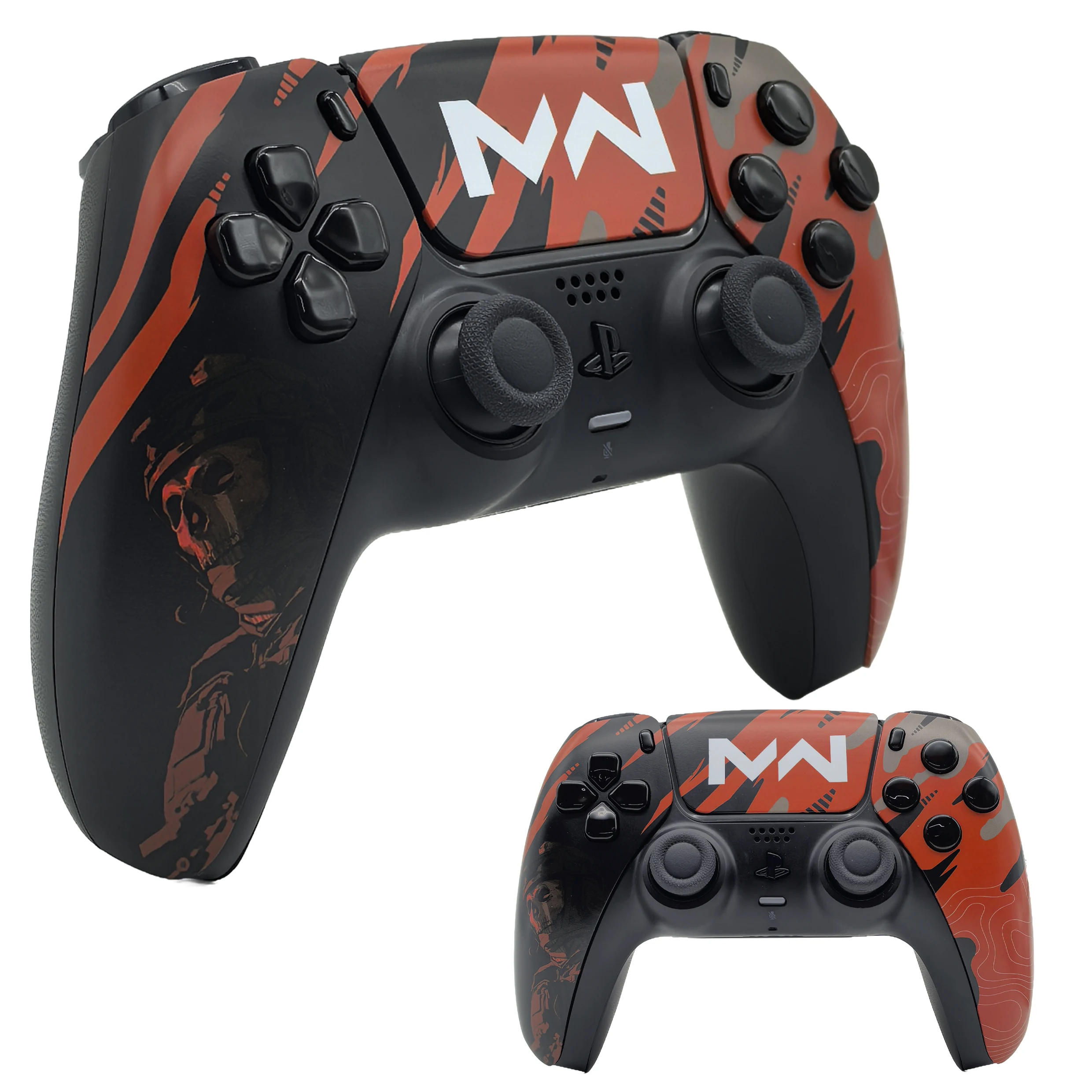 BO5 Call Of Duty langlebige Beschichtung Ersatz-Frontschale Touchpad kompatibel mit PS5-Controller BDM-010/020/030/040/050 Image