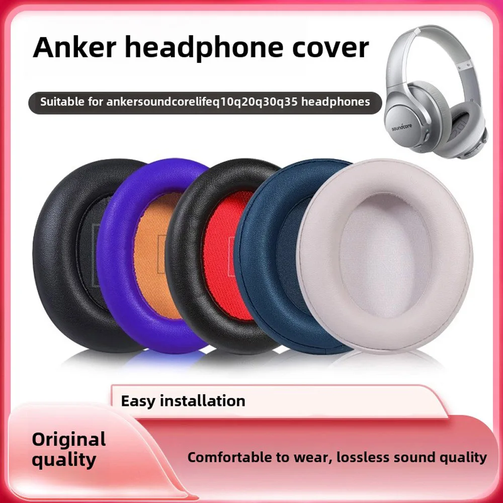 Ohrpolster Für Anker Soundcore Leben Q10 Q20 Q30 Q35 Kopfhörer Memory Foam Ersatz Ohrpolster Schaum Ohrpolster Kissen Hohe Qualität Image