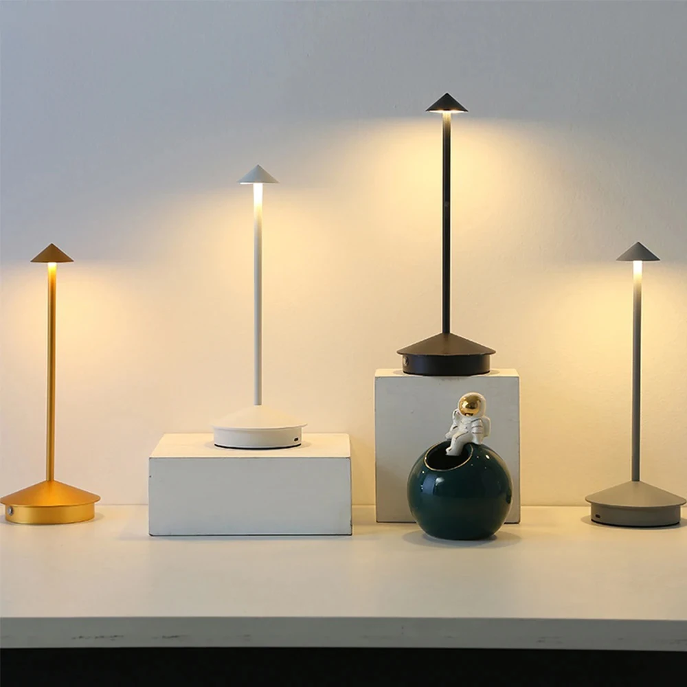 Typ-C Wiederaufladbare Tischlampe Kreative Esszimmer Touch Led Hotel Bar Kaffee Pina Tischlampe Lampada Da Tavolo Dekorative Schreibtischlampe