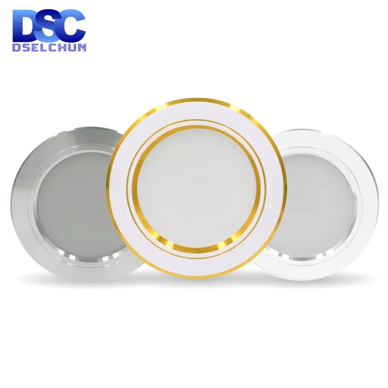 Led Downlights 220v Led Decke Licht 5W 9W 12W Einbau unten licht Runde Led-Panel Licht 15W 18W LED Spot licht Innen Beleuchtung