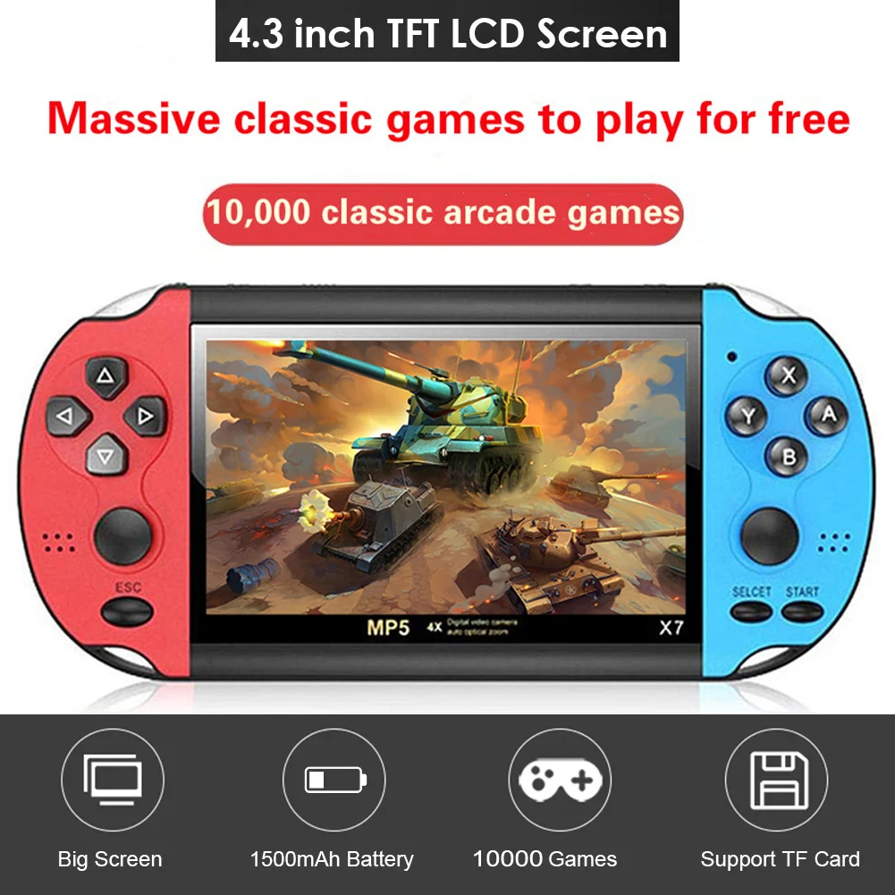 Gaming tragbare Handheld Retro-Videospiel konsole Player Porta til Mini-Arcade-Videospiele für Hand Familien tasche Retro gaming