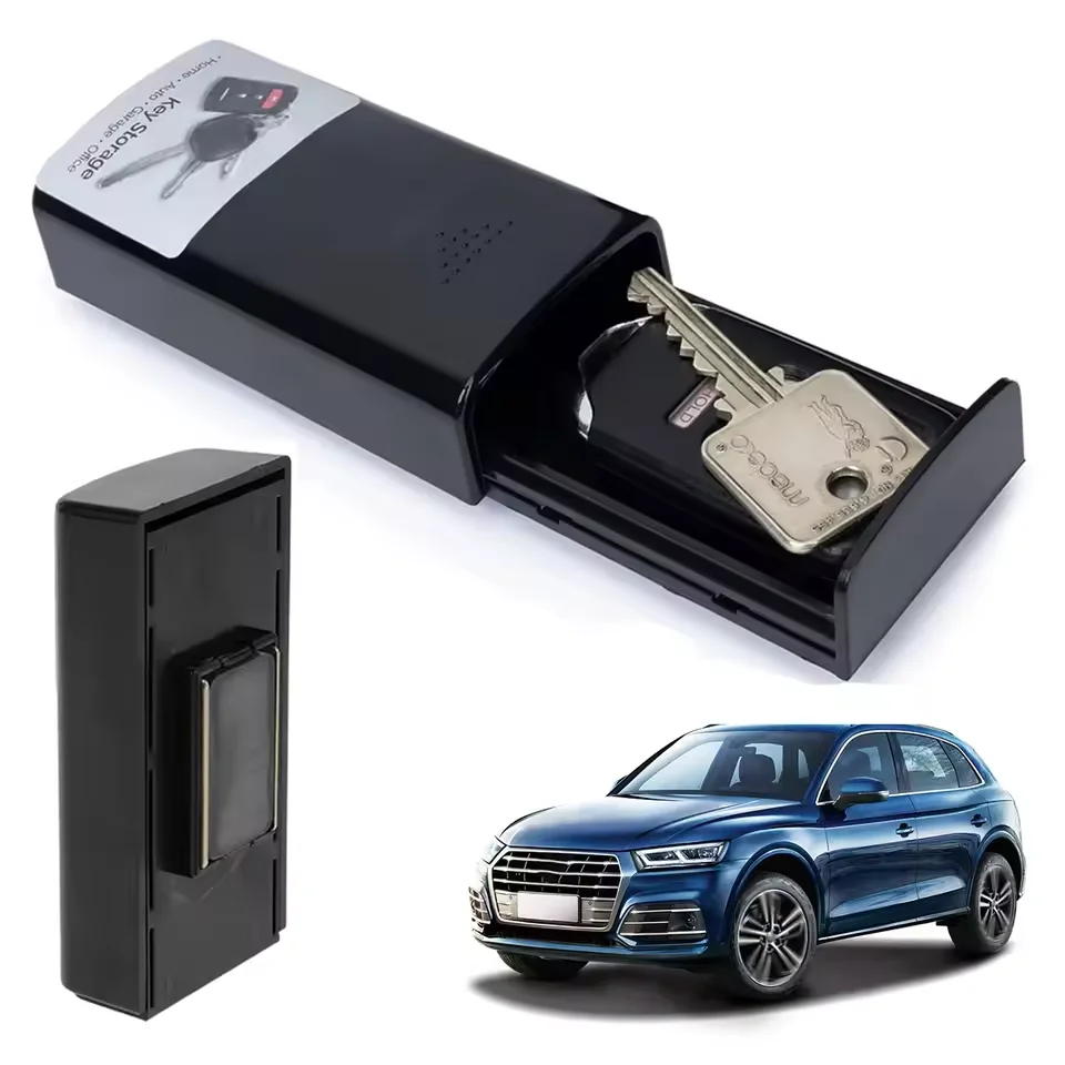 Tragbare Auto-Schlüssel-Versteckbox Magnetische Kreative Schlüsselaufbewahrungsbox Wasserdichte Outdoor-Versteckte Schlüsselsafe für Auto Reise Zuhause Büro
