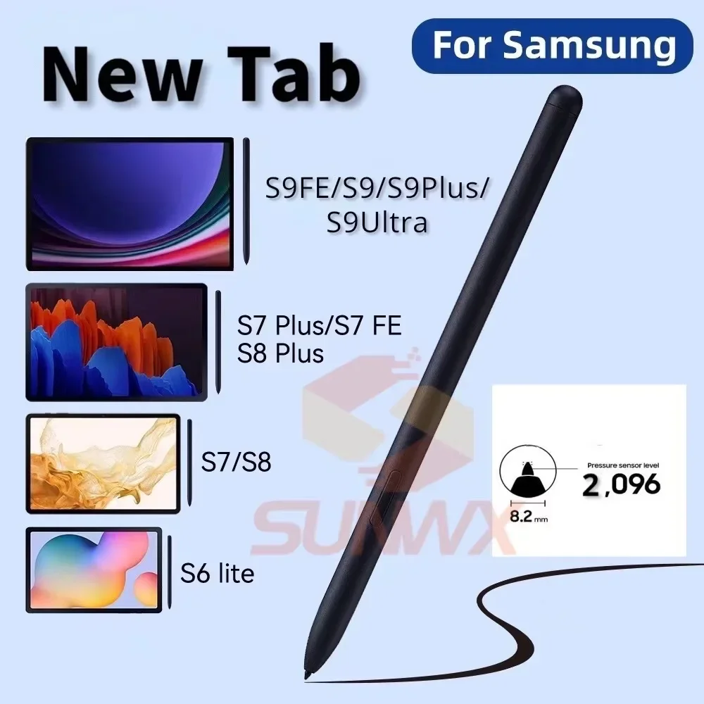 Tablet Pen Stylus Touch Pencil S Pen für Samsung Galaxy Tablet Tab S8 S9 S9FE S7 FE S6 Lite S7+ S8+ Touch Pen ohne Bluetooth Image
