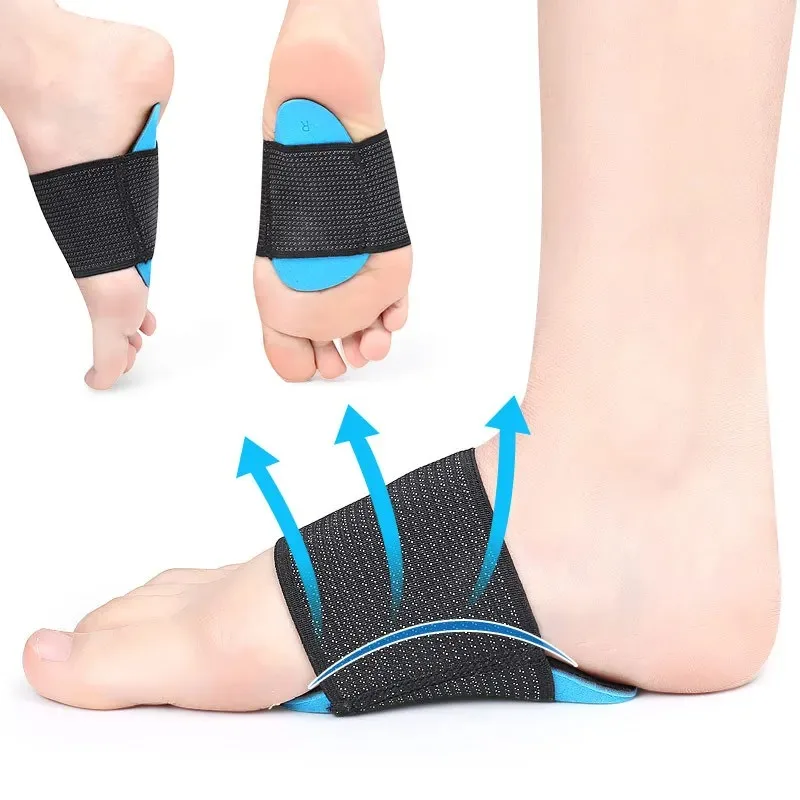 1 Paar orthopädische Plattfüße, Fußgewölbe-Einlegesohlen für Damen und Herren, Sport-Valgus-Fußeinlagen für Komfort Image