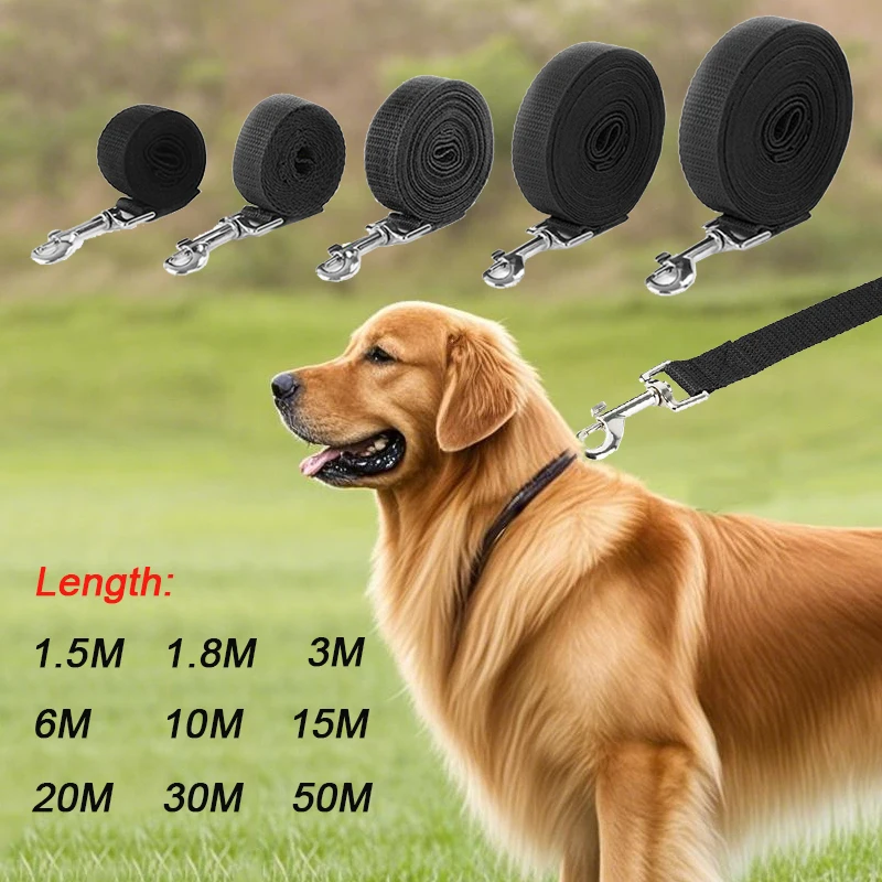 Lange, starke Nylon-Hundeleine, 10 m, 15 m, 20 m, Haustier-Trainingsleine für kleine und große Hunde, Outdoor-Walking, Welpen-Leine, Seil, Labrodor-Zubehör