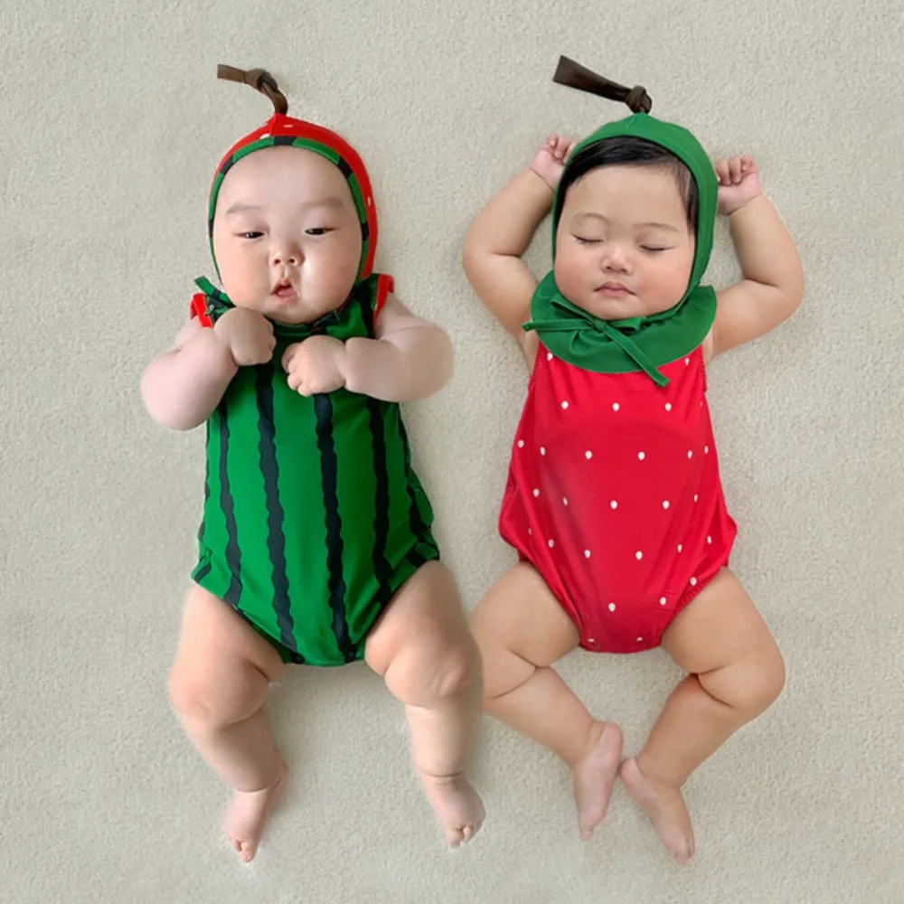 Neugeborenen-Kleidung 2026 Sommer Neuer Baby-Strampler Ins Niedlicher Fruchtform-Badeanzug Einteiliger Badeanzug für Jungen Image