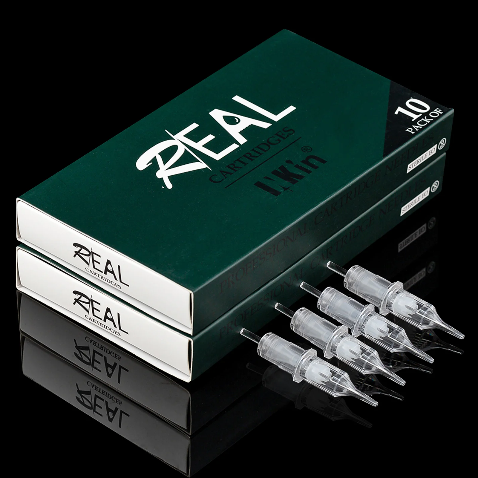 EZ INKIN Echte Sicherheit Tattoo Nadel Patrone Präzise Positionierung Liner Shader für Tattoo Permanent Make-Up Stift Maschine 10 Teile/schachtel Image