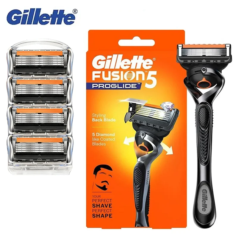 Gillette Fusion 5 ProGlide Rasierer für Männer, Gillette Fusion 5 ProGlide Rasierklingen, Fusion ProGlide Rasierer-Nachfüllpackungen für Männer Image