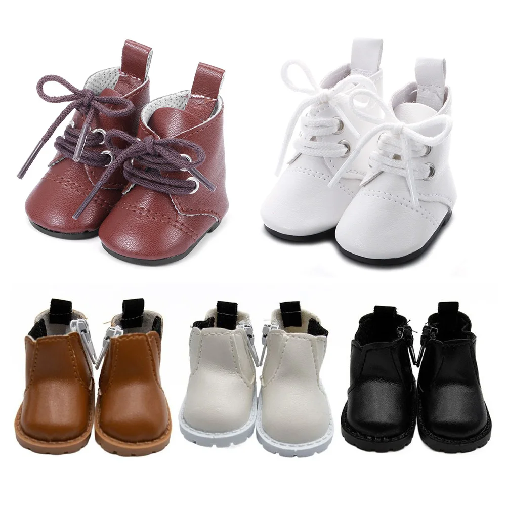 5-5,5 cm Puppen stiefel Minis chuhe für 20cm Plüsch puppe für Zubehör Puppen schuhe Puppenhaus Wechsel kleidung Spiel Spielzeug Puppen stiefel