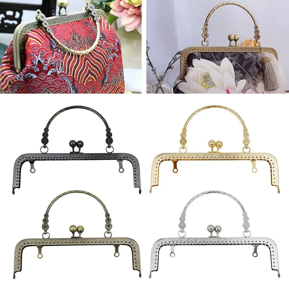 Vintage Muster Geldbörse Rahmen Kuss Verschluss Geldbörse Verschluss Rahmen Tasche Kuss Verschluss Schloss Tasche Rahmen Schnalle Tasche Hardware Tasche Verschlüsse Zubehör Image