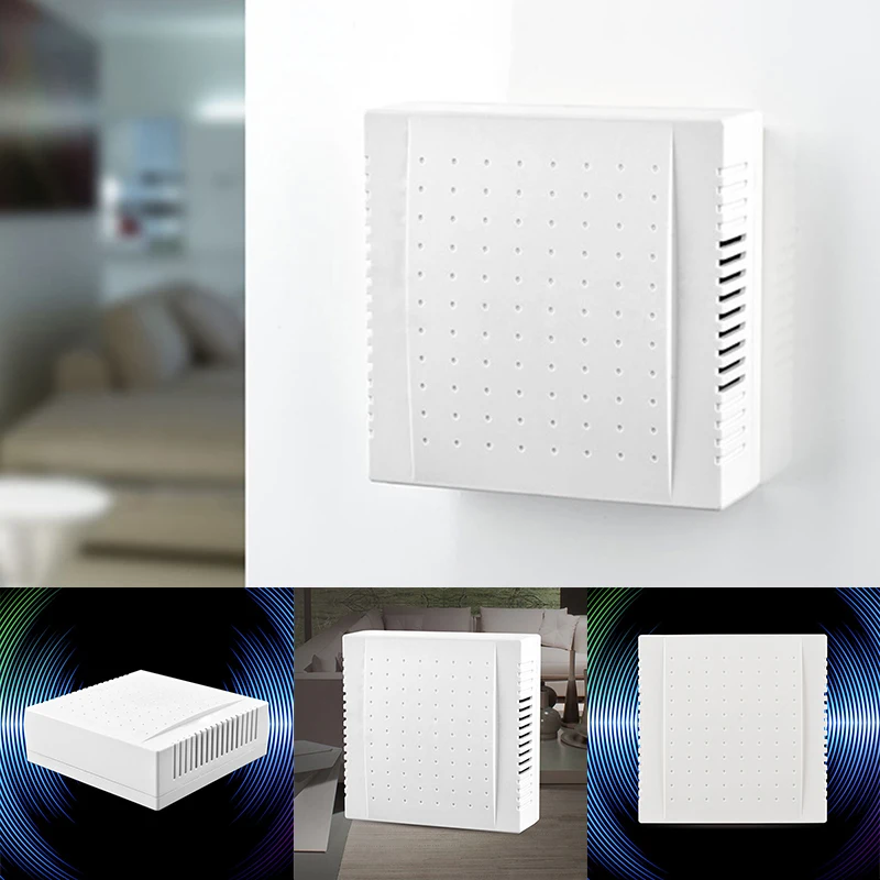 1pc Türklingel Panel 220V Hotel Verdrahtete Türklingel Din Don High-Volume Klar-Sound Hause Tür klingel Für Häuser Büro 108x108x36mm Image