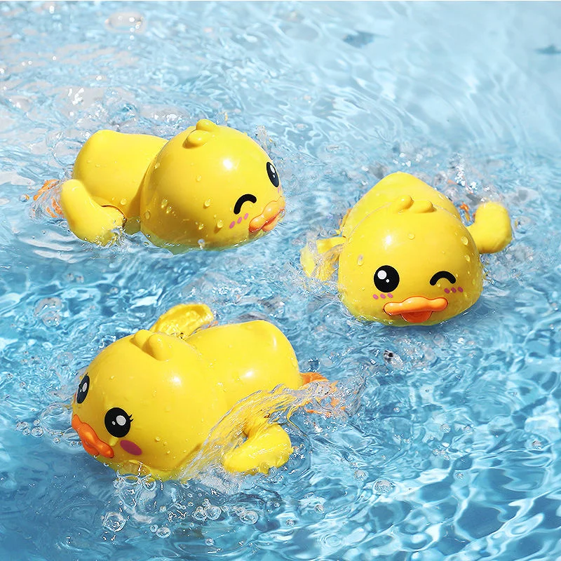Baby Badespielzeug aufziehbare Cartoon-Ente Image