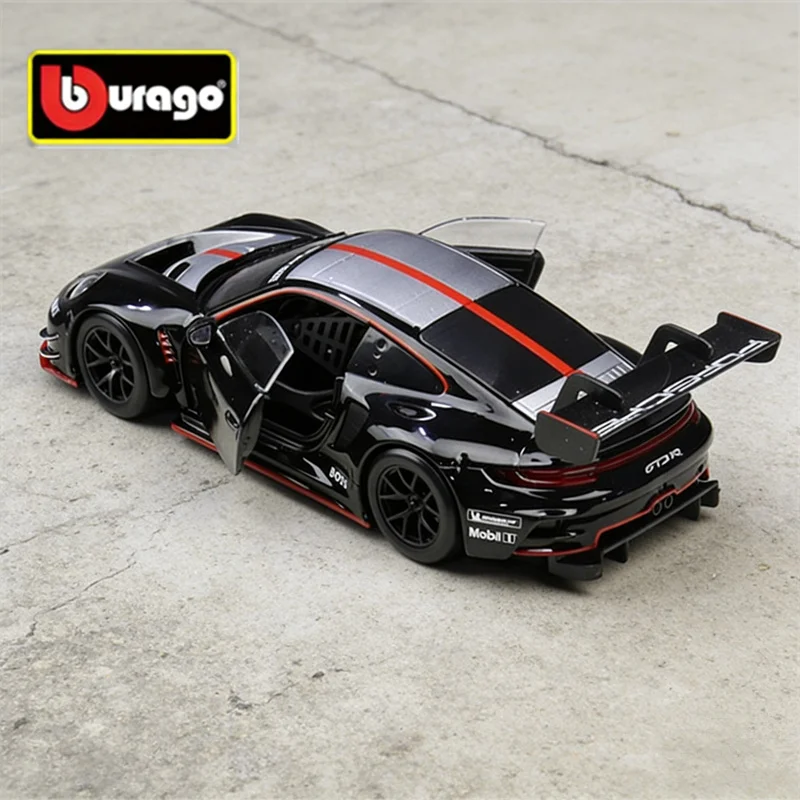 Bburago 1:24 Porsche 911 GT3 R Legierung Sportwagen Modell Diecast Metall Track Racing Auto Fahrzeug Modell Hohe Simulation Kinder Spielzeug geschenk Image