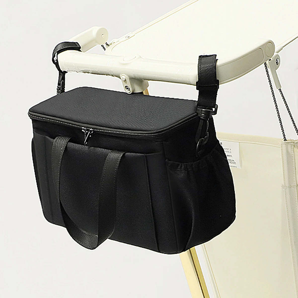 Kinderwagen Organizer Taschen Mumie Große Kapazität Reise Hängen Tasche Flasche Halter Kinderwagen Windel Taschen Baby Kinderwagen Zubehör Image