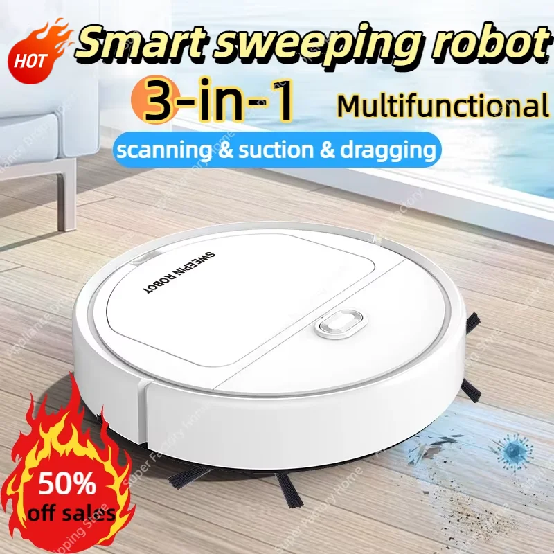 Vollautomatischer Roboter 3-in-1 Effiziente Reinigung Scannen Saugen Wischen Integrierte Reinigungsmaschine Staubsauger für Zuhause 2026 Image