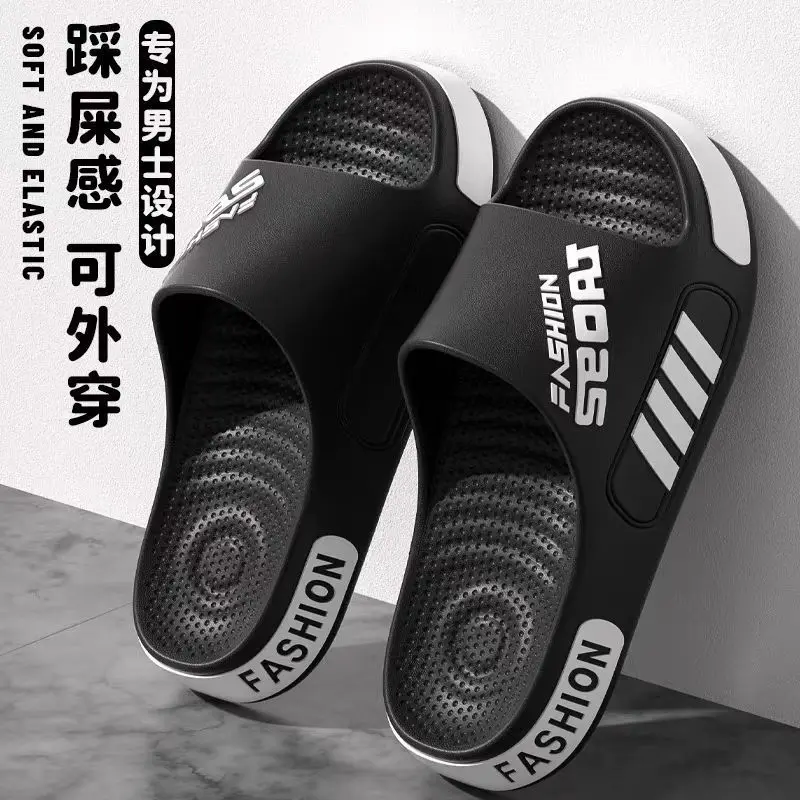 Große Größe 48-49 Männer Hausschuhe Sommer Flache Sohle Hause Hausschuhe Für Frauen Mann Offene spitze Trend Rutschen Paar licht Strand Schuhe Sandalen