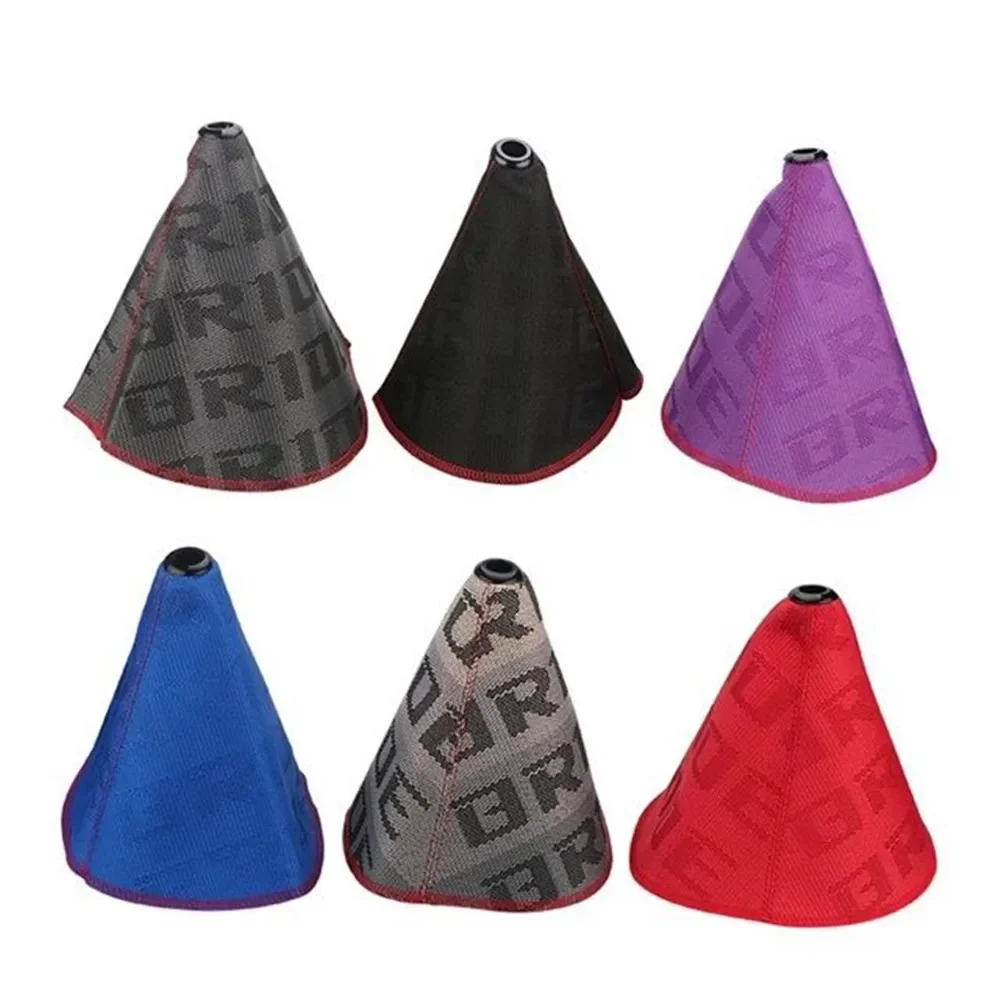 JDM Style Canvas Universal Schalthebelknopf Kofferraumabdeckung Racing Schaltknaufhalsbänder Image