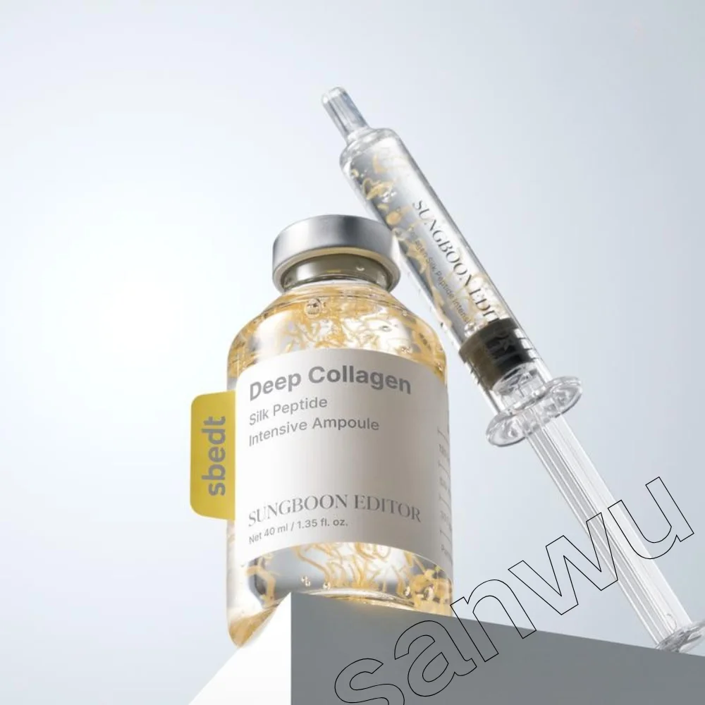 SUNGBOON EDITOR Silk Collagen Essence Serum Hautreparatur Straffende Textur Raffinierende Behandlung Feuchtigkeitsspendendes Anti-Aging-Gesichtsserum Image