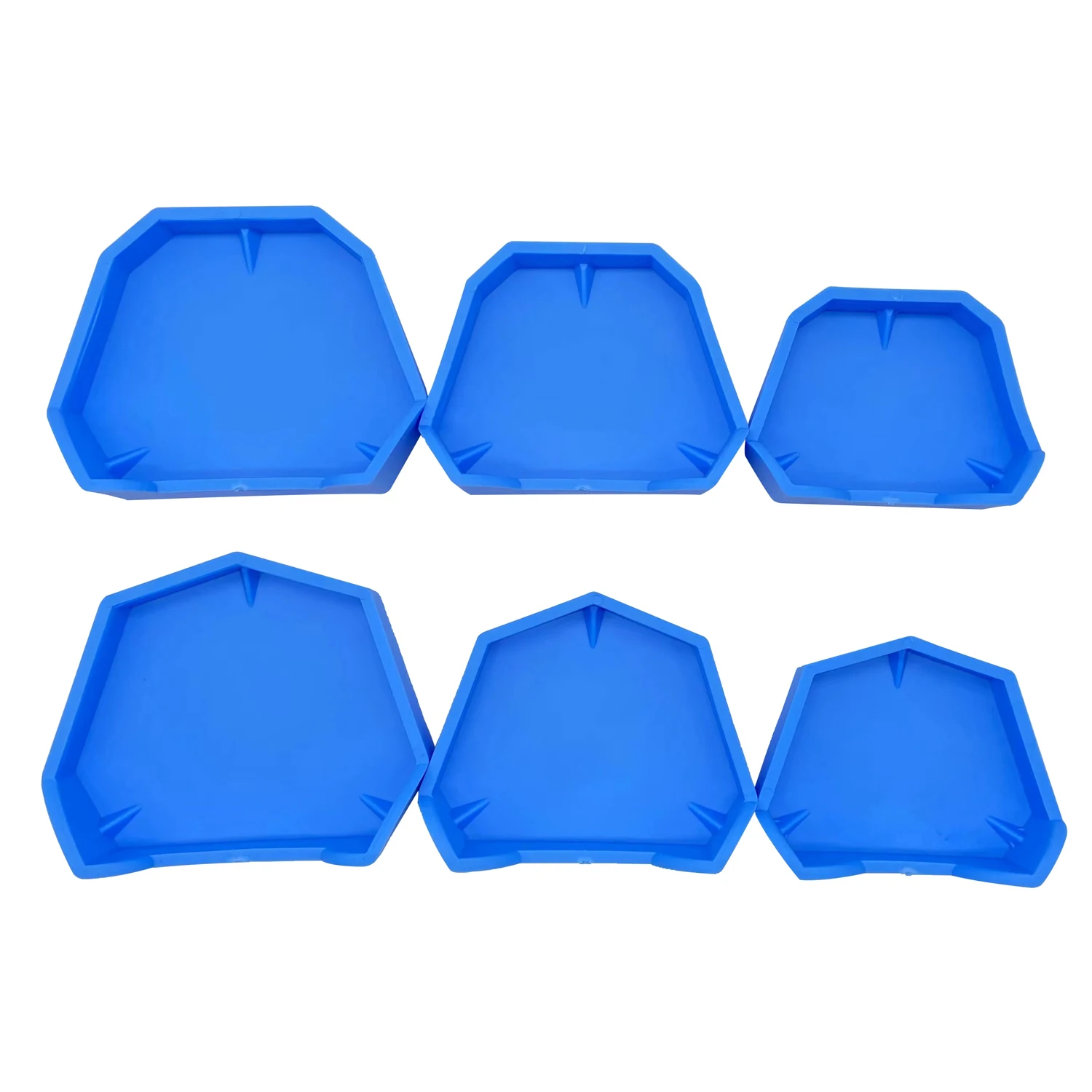 2 Stücke 3 Größen Dental Modell Basis Set Dentalform Gips Basis Prothese Tablett Mundhygiene Pflege Dental Labor Ehemalige Basis Kit dental labor Image