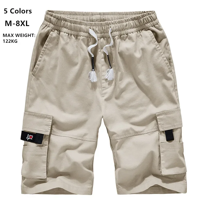 Herren Cargo-Shorts Sommer Camo Kurze Sport Baumwolle Jogginghose Männer Camouflage Plus Größe 6XL 7XL 8XL Military Pantalon Corto Hombre Image