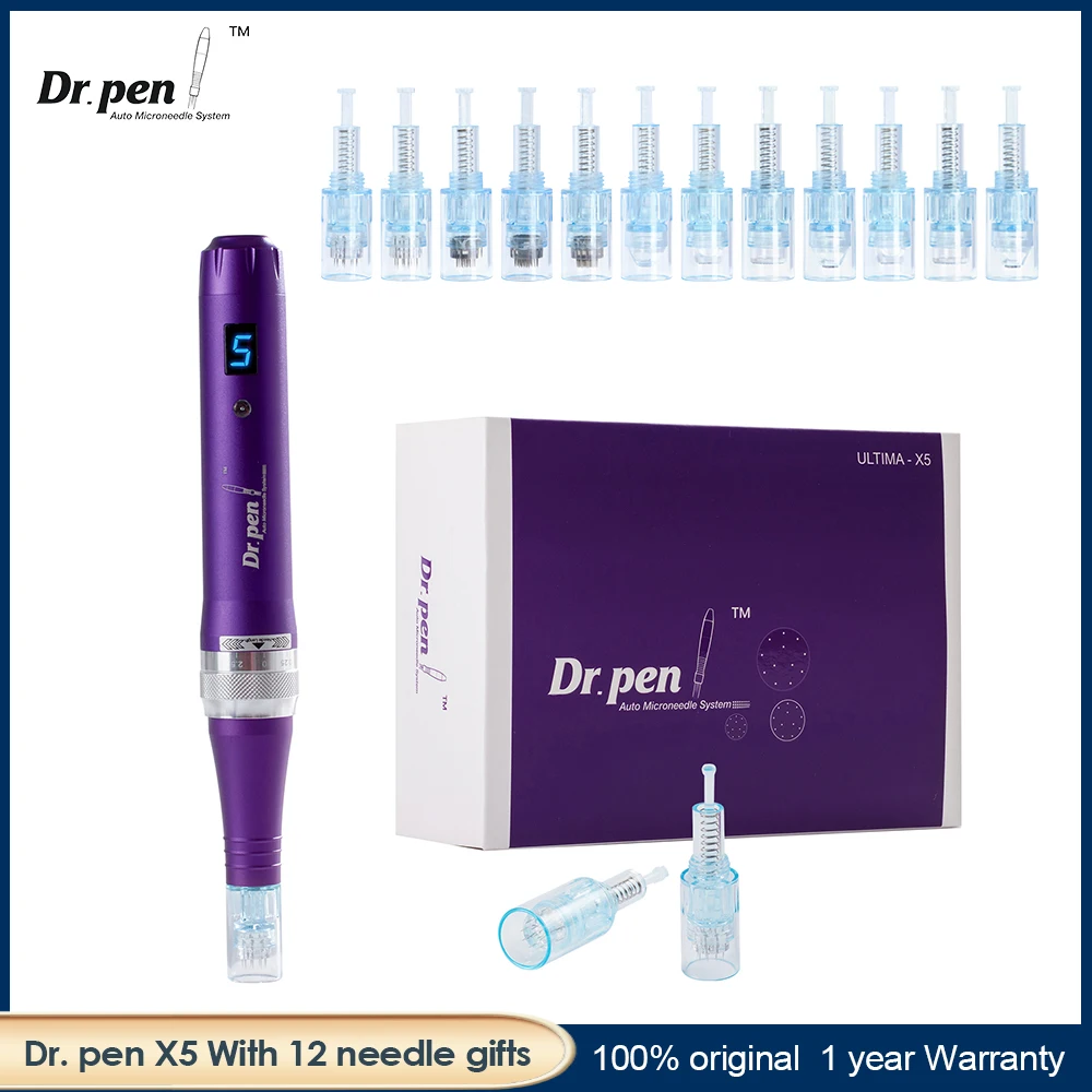 Dr. Pen X5 Wireless Derma Pen Mikron adel maschine mit Patrone Mes other apie Mikron adel Stift Gesicht Beauty Tools Kit Image