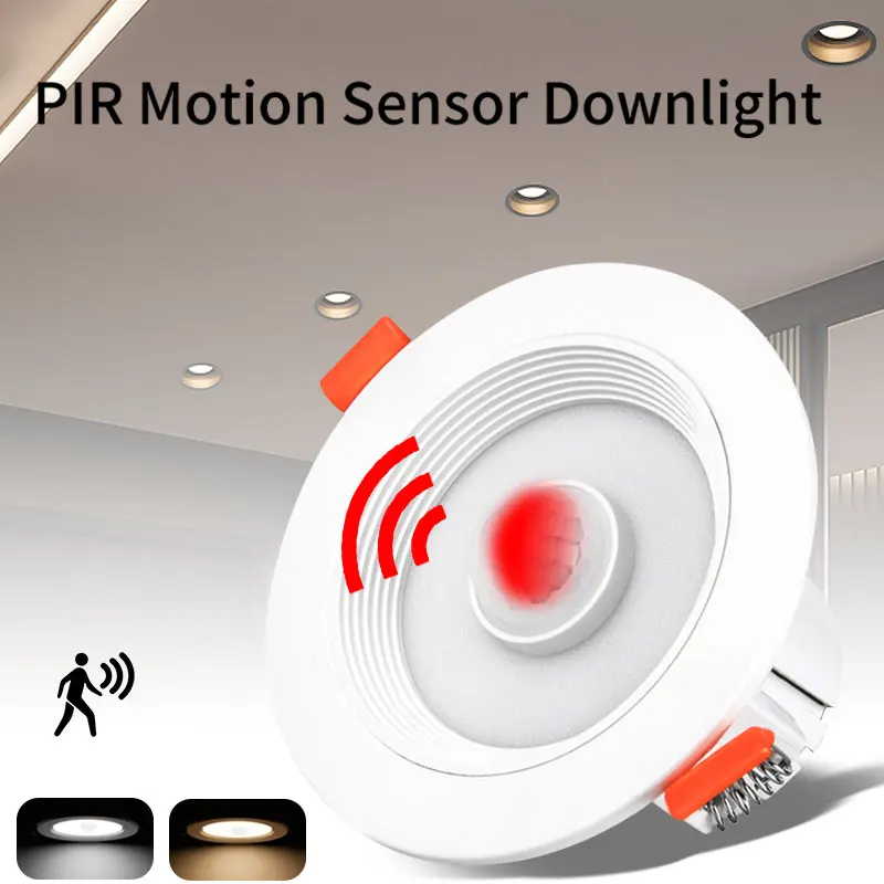 PIR Motion Sensor Spot LED Downlight 5W 10W 15W 20W Smart Home LED Spot Licht AC85-265V einbau Decke Licht Für Wohnzimmer