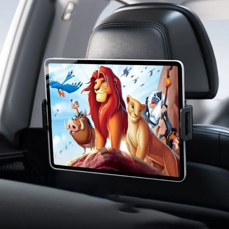 Auto Kopfstütze Tablet Halterung Halter Grad drehbar für iPad Stand Auto Rücksitz Kissen halterung Reise tragbare Road Trip Image