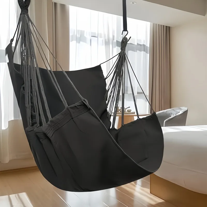 1pc Freizeit Stoff Hängematte Stuhl Outdoor Schaukel Stuhl Hängematte Schlafsaal Hängematte Stuhl Anti Rollover Hängematte (Mit lagerung Tasche