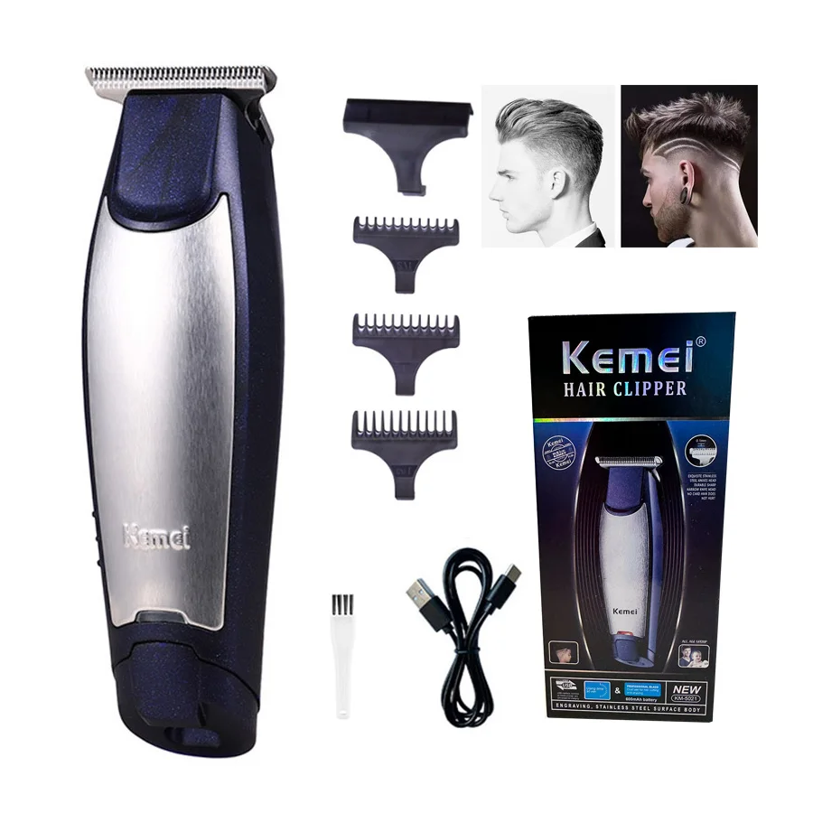Kemei 5021 Haarschneider, elektrischer Haarschneider, wiederaufladbarer Rasierer, Friseur, Haarschneiden, Rasiermaschine für Mann, Bartrasierer Image