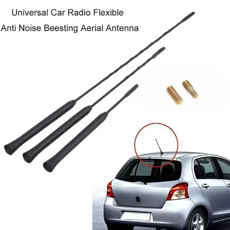 Antenne Antenne Dach Empfang Schraube an Antennen Universal Auto Auto Dach Mast Stereo Radio FM AM Amplified Booster Außen Teile Image