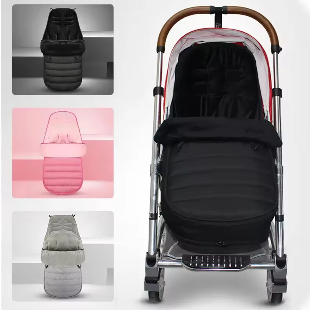 Neugeborenen-Kinderwagen-Schlafsack Winter-Kinderwagen-Reisekissen Outdoor-Buggy-Fußwärmer Schlafsack für Kinderwagen-Bunting-Tasche Image
