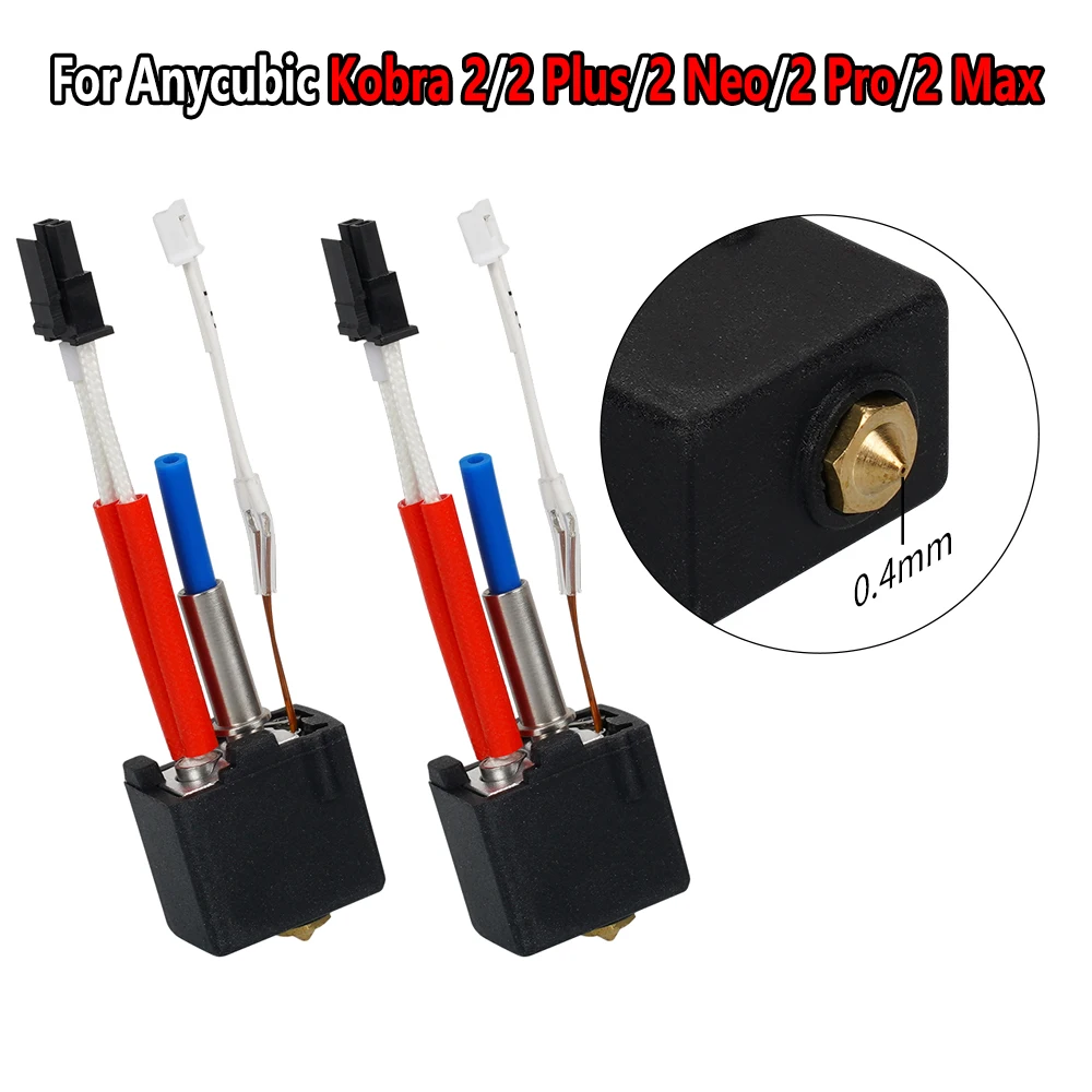 Für Anycubic Kobra 2 Hotend Messingdüse 0,2/0,4/0,6/0,8/1,0 mm für Anycubic 2 Neo/Plus Hotend Kit für Anycubic Kobra 2 Max/Pro Image