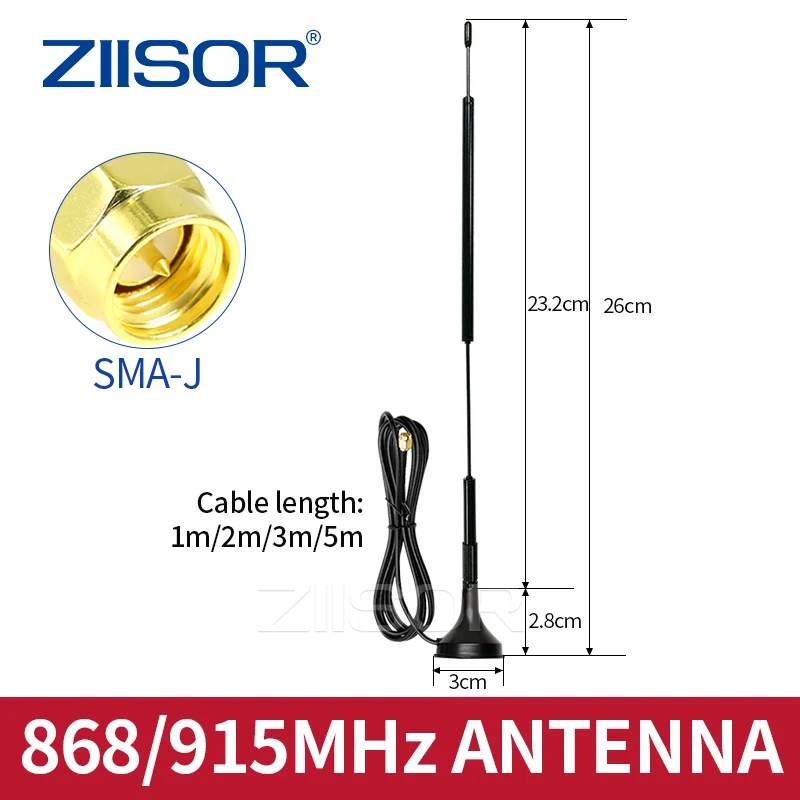 868 MHz LoRa Antenne WiFi 915 MHz Long Range Antena für 923 MHz RP SMA Männlichen Helium Miner Antenne Indoor niedrigen SWR Image