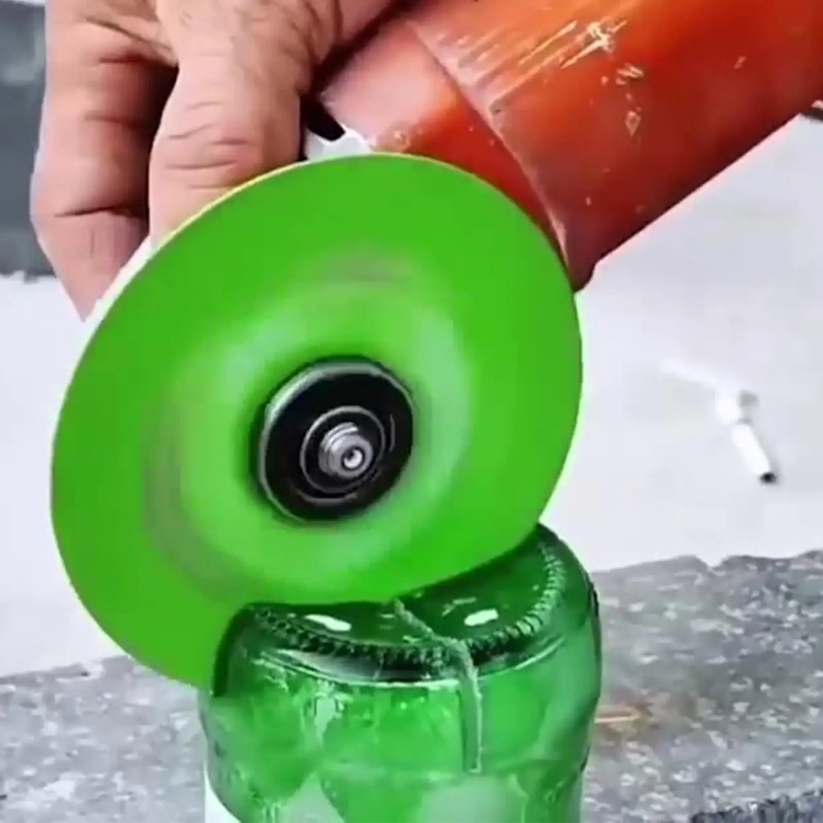 Glastrennscheibe Diamant 100 mm Marmorsäge Keramikfliesen Jade Kristall Weinflaschen Schleifen Anfasen Glasschneidewerkzeug 3/1 Stück Image