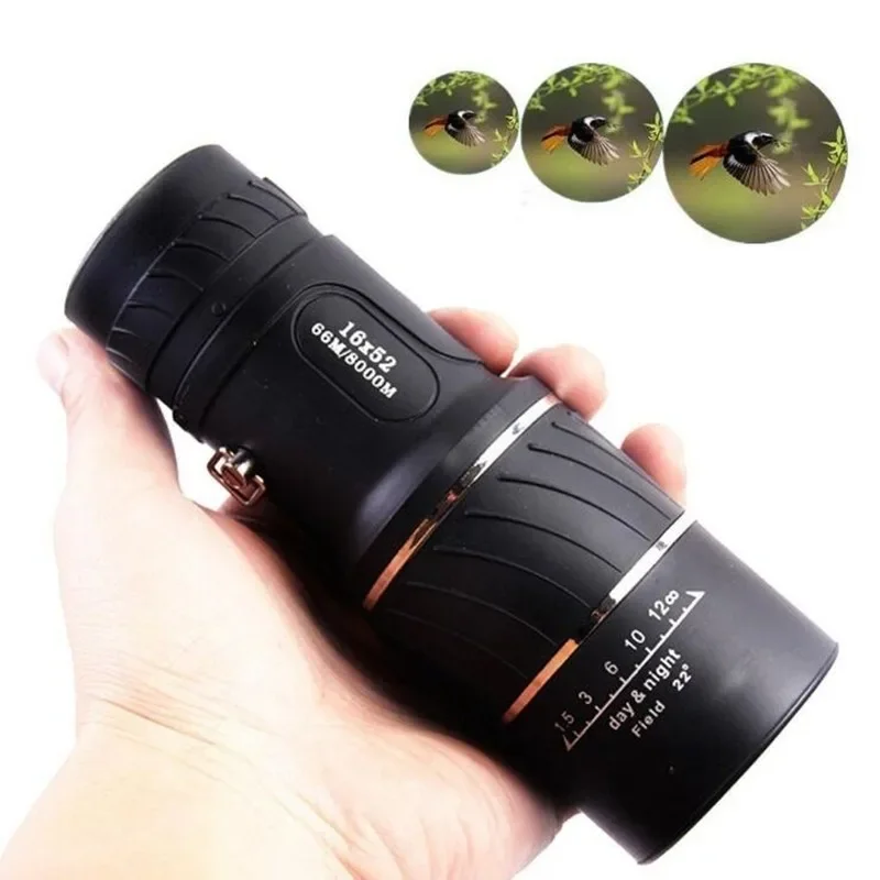 16X52 All-Optical Monokular Hochleistungs-Nachtsicht-Stickstoff-Teleskop für die Jagd, optische Linse, bestes Spektiv für den Außenbereich Image