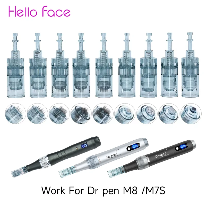 Dr. Pen M8 & M7S Nadelkartuschen - 11, 16, 36, 42 Pin und Nanonadeln - Bajonett-Verschluss für MTS-Microneedling Image