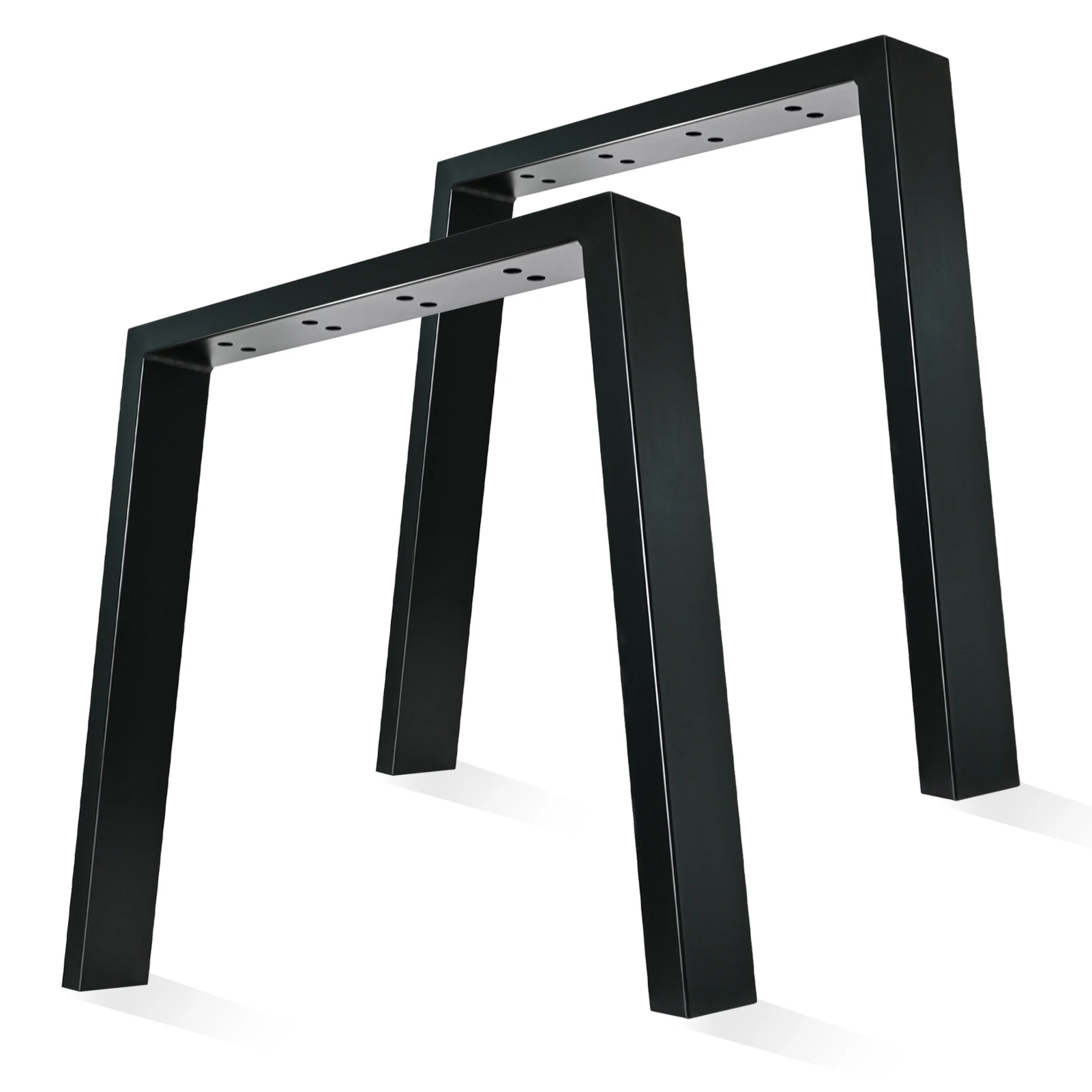 Tischbeine Metall 76cm, Tisch rahmen u Form, Tischbeine schwarz, Couch tischbeine, Tisch fuß für DIY Esstisch, Konferenz lasche