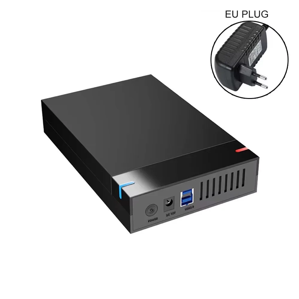 Tragbares Externes Festplattengehäuse SATA SSD HDD 10TB 3,5 Zoll USB 3.0 Übertragung für PC Laptop TV Handy Image