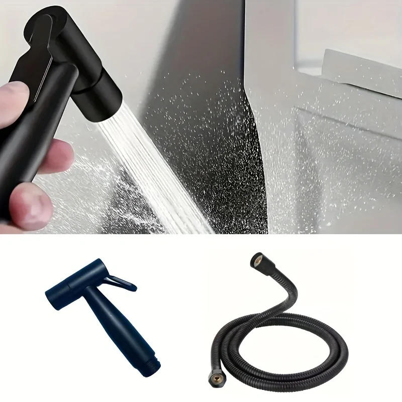 ABS Wc Bidet Wasserhahn Schwarz Handheld Sprayer Badezimmer Hand Bidet Sprayer Schlauch Wc Selbstreinigende Dusche Kopf