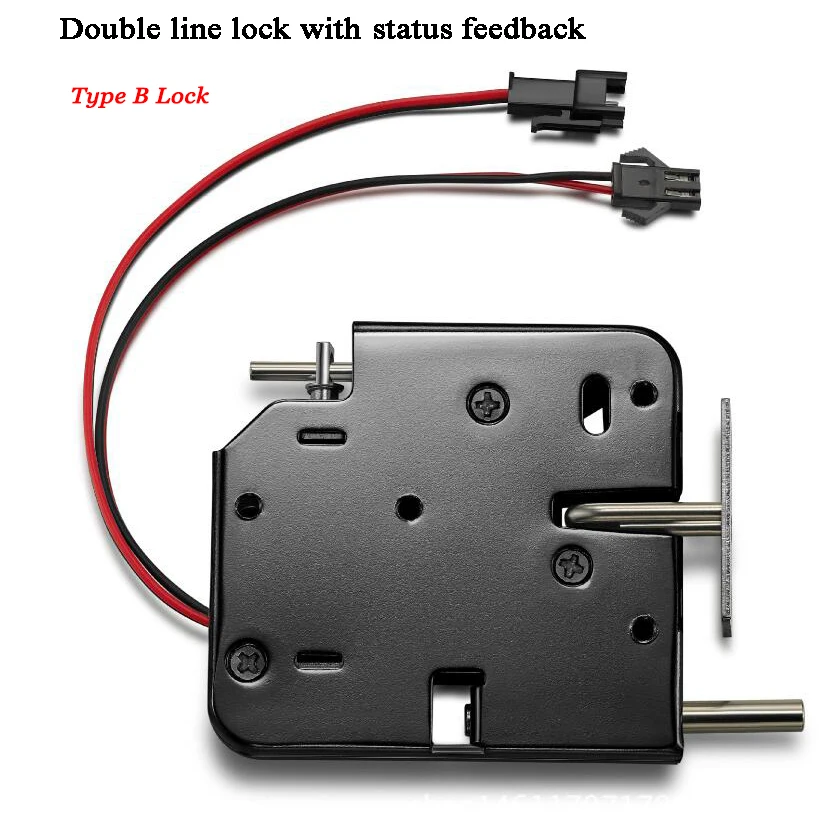 Elektrische Kabinett Lock 12V Elektromagnetische Magnet Lock Latch Lock für Schublade Vending Maschine Mini Türschloss Sicherheit Lock SM2P Image